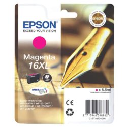 Epson Pen 16XL DURABrite Ultra Ink, High Yield Ink Cartridge, Magenta Single Pack, C13T16334010